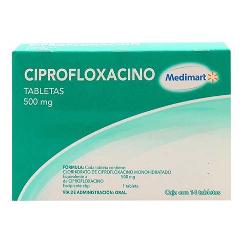 ciprofloxacino tabletas